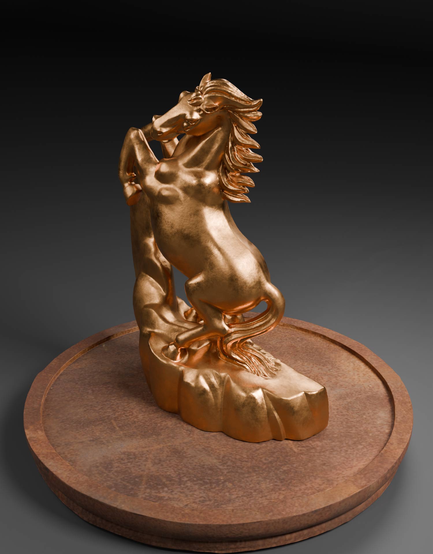 COPPER SCULPTURE