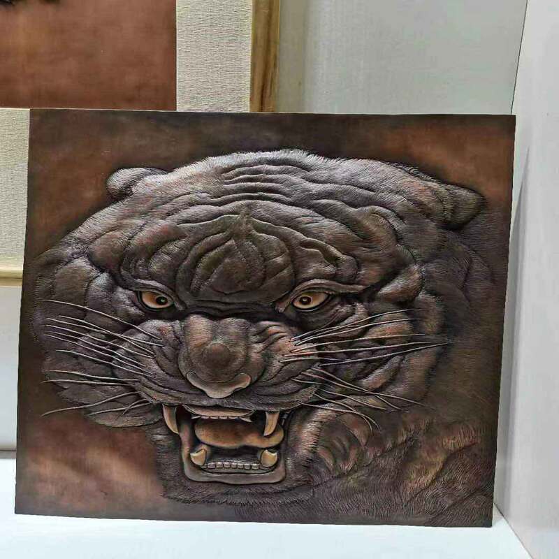 Majestic Tiger Copper Wall Art