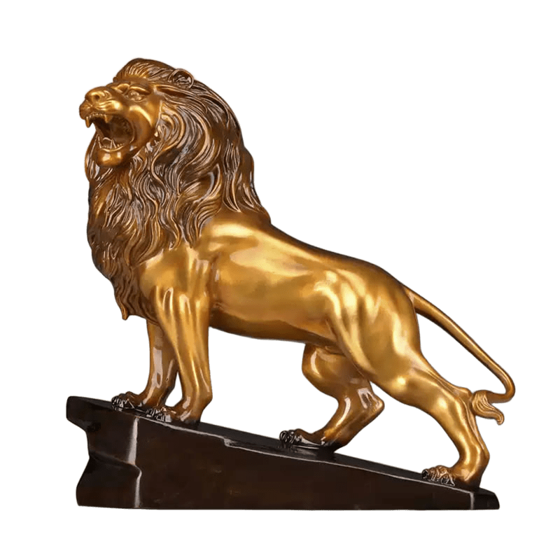 Bronze Lion Sculpture – Sovereign Roar