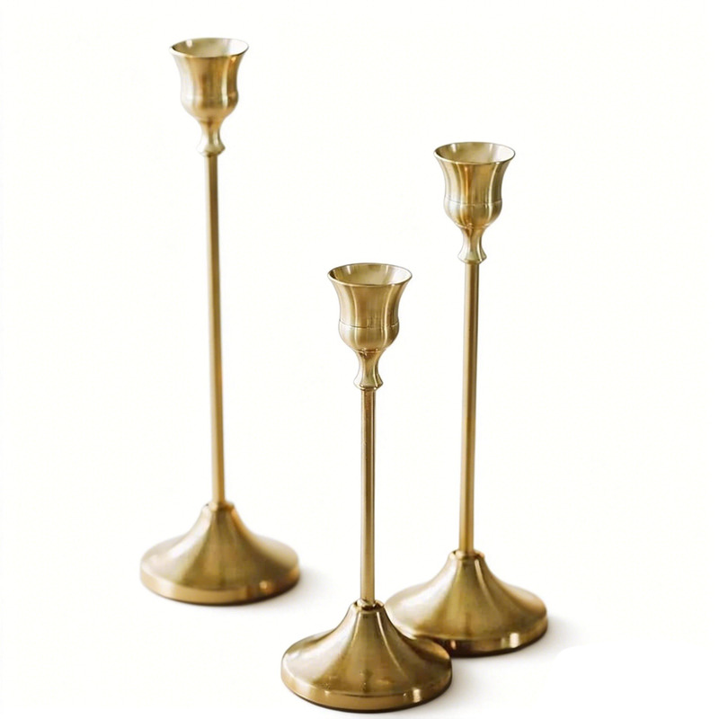Metal Tabletop Candle Holders